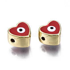 Alloy Enamel Beads&nbsp;PALLOY-Q441-036A-RS