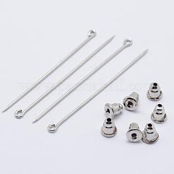 Brass Pin Findings&nbsp;KK-E710-07P