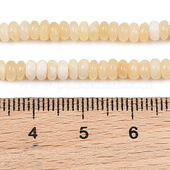 Natural Yellow Jade Beads Strands&nbsp;GG-NH0014-B02