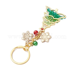 Alloy Christmas Tree Keychains&nbsp;KEYC-JKC00972