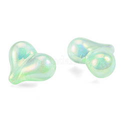 UV Plating Rainbow Iridescent Acrylic Beads&nbsp;PACR-T016-01B