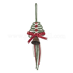 Christmas Tree Cotton String Threads Pendant Decorations&nbsp;HJEW-TA00403-01