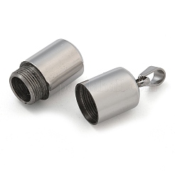 304 Stainless Steel Openable Urn Ashes Pendants&nbsp;STAS-M084-05F