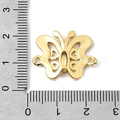 Brass Enamel Hollow Insect Connector Charms&nbsp;KK-A296-05G