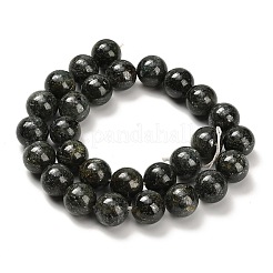 天然緑色藍晶石ビーズ連売り  ラウンド  グレードAB  14mm  穴：1.2mm  約29個/連  15.91''（40.4センチメートル）&nbsp;G-H335-B02-14mm-AB