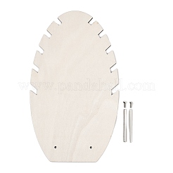Leaf Shape MDF & Iron Pendant Necklace Jewely Display Stands&nbsp;NDIS-G008-02B-02