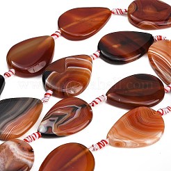 Natural Banded Agate/Striped Agate Beads Strands&nbsp;GG-CBAE0EB-01A-05