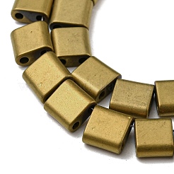 Electroplated Non-magnetic Synthetic Hematite Beads Strands&nbsp;G-C106-A01-05