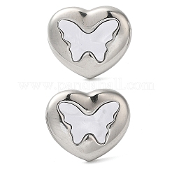 Non-Tarnish 304 Stainless Steel Stud Earrings&nbsp;EJEW-U001-05P-01