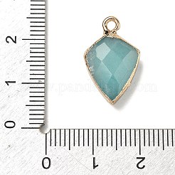 Dyed Natural Blue Chalcedony Pendants&nbsp;G-K422-01G-05