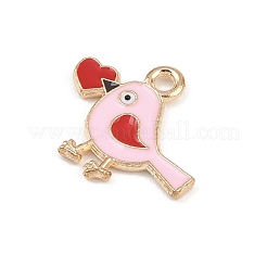 Valentine's Day Alloy Enamel Pendants&nbsp;ENAM-I084-01KCG-07