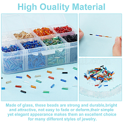 Glass Bugle Beads Sets&nbsp;SEED-PH0008-03