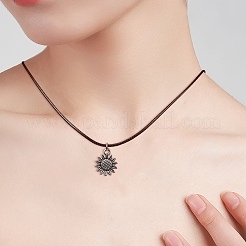 80Pcs 4 Colors Tibetan Style Alloy Pendants&nbsp;FIND-SZ0001-84