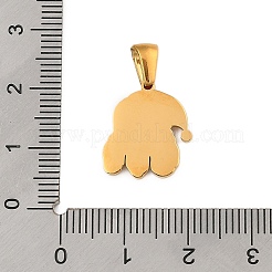 Christmas Theme 304 Stainless Steel Pendants&nbsp;STAS-R007-01E-G