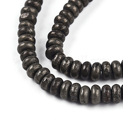 Natural Pyrite Beads Strands&nbsp;G-T140-81