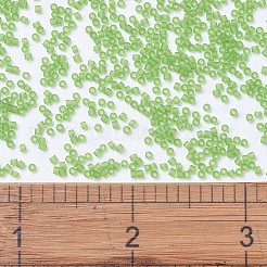 MIYUKIデリカビーズ  シリンダー  日本製シードビーズ  11/0  （db1266)マット透明ライム  1.3x1.6mm  穴：0.8mm  約20000個/袋  100 G /袋&nbsp;SEED-J020-DB1266