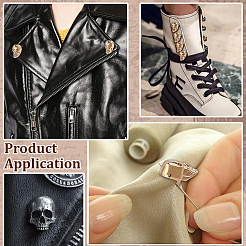 20Pcs Alloy Shank Buttons&nbsp;BUTT-PH0001-82A-KCG