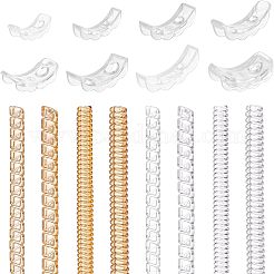 丸型プラスチックスプリングコイル  リングサイズアジャスター  樹脂リングサイズアジャスター  1~10mm幅のリングにフィット  ミックスカラー  0.1~1cm  2箱&nbsp;TOOL-NB0001-93