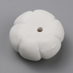 磁器香炉  香炉  ホームディスプレイ装飾  カボチャ模様  28.5x14.5mm  穴：3.5mm&nbsp;AJEW-WH0165-28A