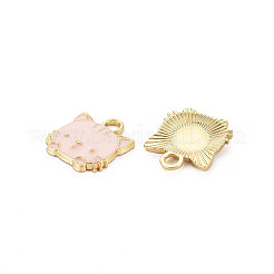 Eco-Friendly Zinc Alloy  Pendants&nbsp;ENAM-R051-01-02G-01-NR