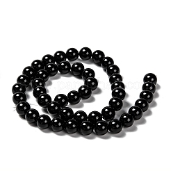 Natural Eyeless Obsidian Beads Strands&nbsp;G-K123-06-12mm