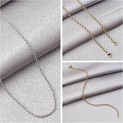 PVD Vacuum Plating 304 Stainless Steel Necklace&nbsp;MAK-UN0001-12