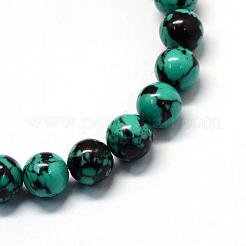 Synthetic Turquoise Gemstone Bead Strands&nbsp;TURQ-S280-8mm-04