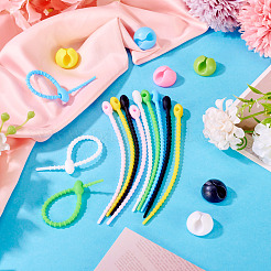 12Pcs PVC Plastic Cable Cord Organizer&nbsp;AJEW-TA0002-50