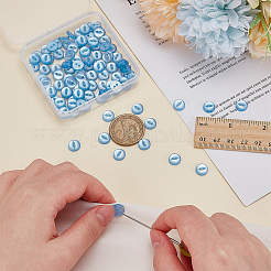 100穴樹脂ボタン2個  フラットラウンド  スチールブルー  9x2.5mm  穴：1.5mm&nbsp;RESI-FG0001-13A