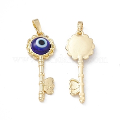 Handmade Evil Eye Lampwork Pendants&nbsp;LAMP-G157-03G-05