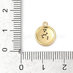 Brass Micro Pave Cubic Zirconia Charms&nbsp;KK-G526-03G-02
