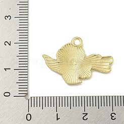 合金エナメルチャーム  ゴールドカラー  恐竜  18.5x25.5x2mm  穴：2mm&nbsp;ENAM-I060-10A