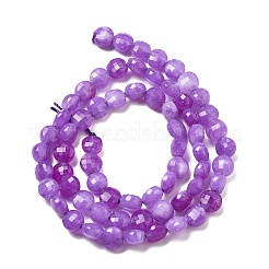Natural Dyed White Jade Beads Strands&nbsp;G-C179-A6mm-03