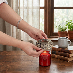 Tibetan Style Alloy Alloy Candle Toppers&nbsp;DIY-WH0622-740AB