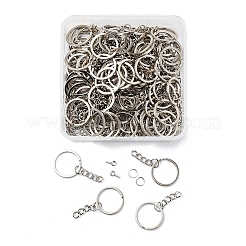 300Pcs 3 Style DIY 25mm Keychain Clasps Set&nbsp;DIY-YW0002-05P