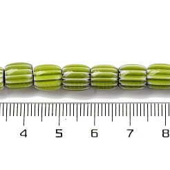 Handmade Lampwork Chevron Beads Strands&nbsp;LAMP-K041-01B-26