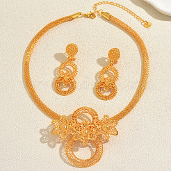 Women's Alloy Stud Earrings & Pendant Necklaces Sets&nbsp;QR1675