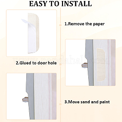 16Pcs Plywood Door Edge Hole Filler Plate&nbsp;DIY-CP0014-15C