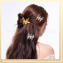 12Pcs 2 Colors Alloy Alligator Hair Clips for Women&nbsp;OHAR-SP0001-08