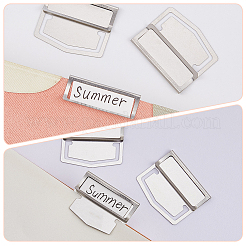 14Pcs Stainless Steel Bookmarks Page Clip&nbsp;AJEW-CP0009-29P