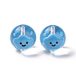 Transparent Glass Beads&nbsp;LAMP-B021-03B-17