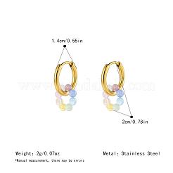 Bohemian 304 Stainless Steel Hoop Earrings&nbsp;IO7567-1
