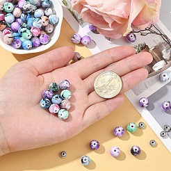 DIY アクリルビーズ ストレッチ ブレスレット 作成キット  ミックスカラー  ビーズ：6~10x3~9.5mm  穴：2mm  150pc&nbsp;DIY-YW0011-70