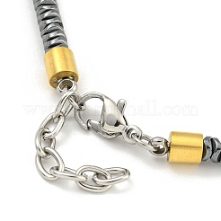 Synthetic Non-magnetic Hematite Beaded Bracelets&nbsp;BJEW-G717-04G