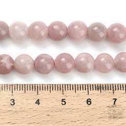 天然石ピンクオパールビーズ連売り  グレードA  ラウンド  8~8.5mm  穴：0.9mm  約50個/連  15.87''（40.3センチメートル）&nbsp;G-Z110-C03-8mm