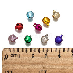 アルミベルのチャーム  ミックスカラー  7~8x6x5mm  穴：1mm&nbsp;FIND-Q039-01C