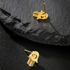 201 Stainless Steel Stud Earring&nbsp;LM7211-2