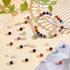 54pcs 9 Styles Natural Mixed Gemstone Beads&nbsp;G-OC0005-57
