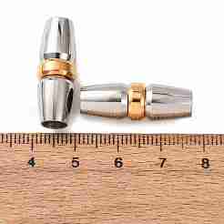 303ステンレススチール製バヨネット留め具  コラム  ゴールデン·ステンレス鋼色  26x9x9mm  穴：5mm&nbsp;SA-CBA15BC-07GP