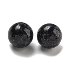 Synthetic Blue Goldstone Beads&nbsp;G-G147-01N